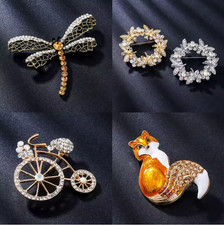 Spilla libellula strass spilla