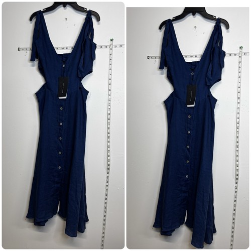 Zara dress blue 100 - dress,