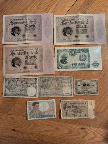 Lotto banconote europee - 9,
