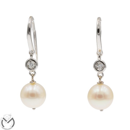 Orecchini oro bianco 750 - orecchini,