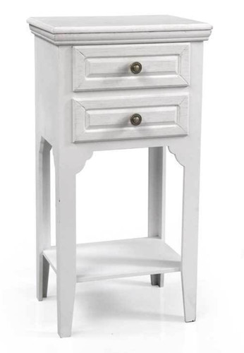 Comodino shabby chic bianco - shabby,