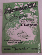 ZOCCOLETTI (dal film "I DUE SERGENTI") - SPARTITO SINGOLO VINTAGE (1951) - ED. F