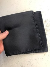 POCHETTE GIORGIO ARMANI 100% SETA COLORE BLU NOTTE NUOVA SENZA ETICHETTE