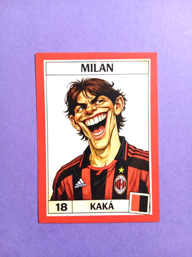 Figurina caricatura calciatori - figurina,