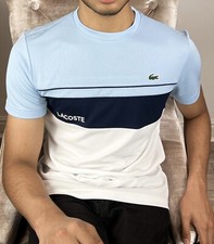 T-shirt Lacoste uomo sportiva girocollo traspirante colorblock / TH9561 00 LIV