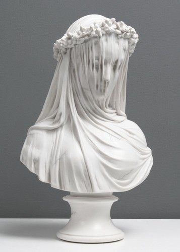 Statua del busto fanciulla - statua, di