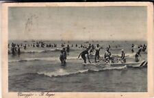 CARTOLINA VIAREGGIO VIAGGIATA 1928 SPIAGGIA  BAGNO   REGALO 