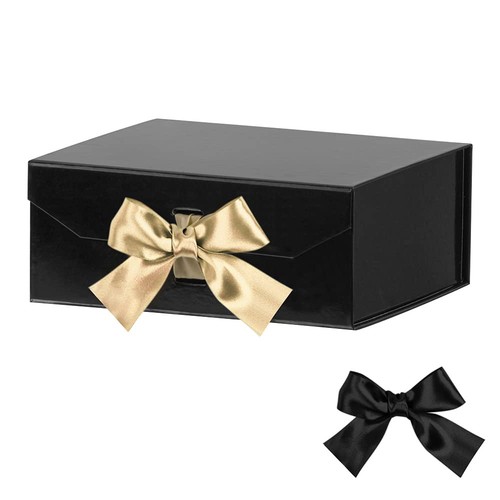 Confezione regalo nera 8x7x3 - confezione,