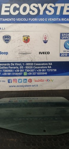 Vetro scendente posteriore - vetro,