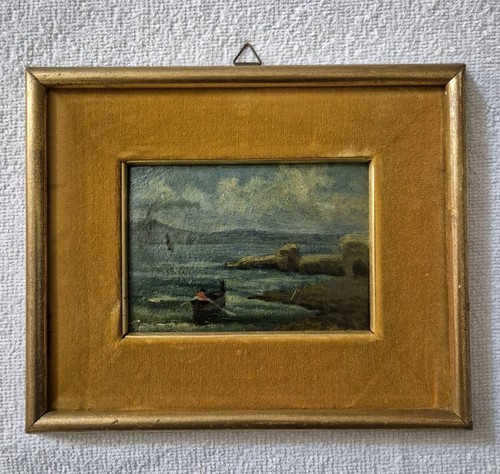 Dipinto olio tavola - dipinto, su