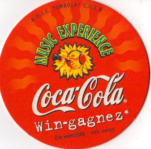 Coca cola sottobicchiere - coca-cola,