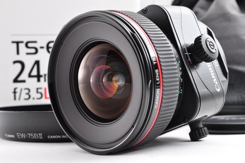 Unused canon 24mm f 3 - ts-e,