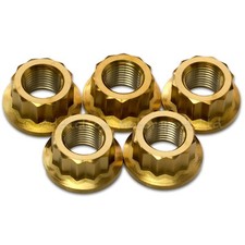 5 dadi pignone posteriore titanio oro Ducati Monster 821, 821 scuro, striscia 821