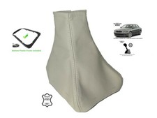 Cuffia Leva Cambio Per Jaguar X-Type 2001-2009 Pelle Champagne Beige + Telaio