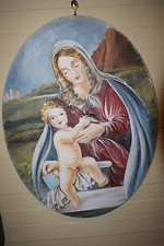 L'AFFRESCO AUTENTICO Made In Italy LA TECNICA DELLO "STRAPPO" Madonna Maternità