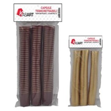 CAPSULE TERMORETRAIBILI PER BOTTIGLIE VINO nero - Ø 31 x h 55 mm pz 100 -