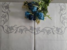 Set Lenzuola ricamate in puro