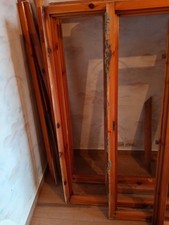 4 finestre in legno usate