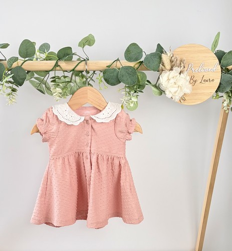 Next vestito rosa con - next, colletto