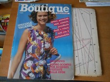 la mia BOUTIQUE n.7-LUGLIO 1987- completa di cartamodello