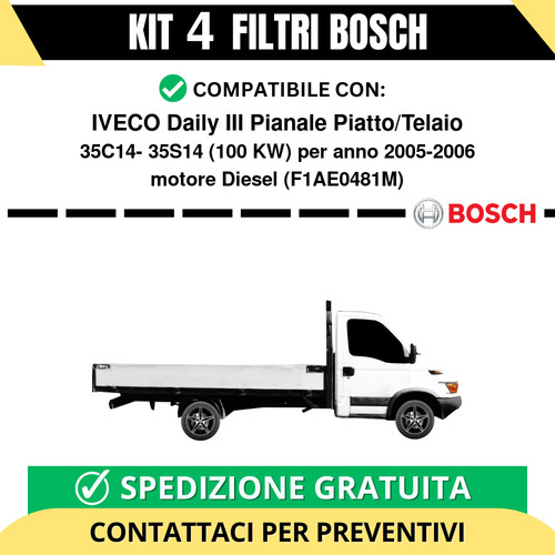 Kit bosch filtri - kit,