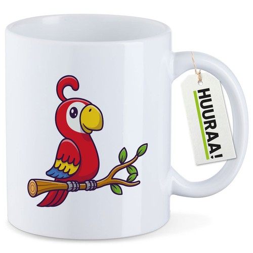 Tazza caffè pappagallo - , ara
