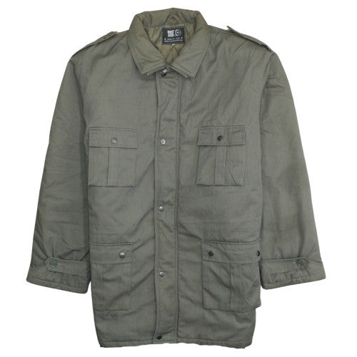 Giacca foderata militare verde