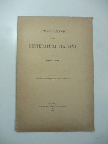 Domenico gnoli insegnamento - domenico, l'insegnamento