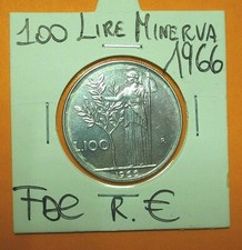 100 LIRE 1966 MINERVA1°TIPO