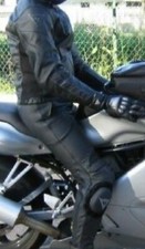 Tuta moto uomo divisibile in pelle DAINESE taglia 50