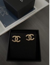 Earrings Chanel Like New Whit