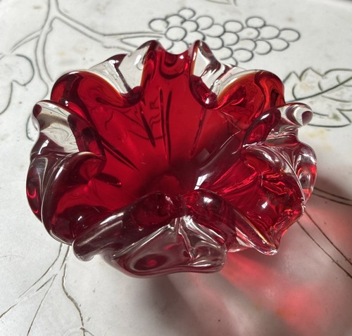 Murano vintage piatto spilla - murano,