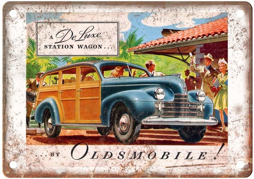 1940 oldsmobile wagon insegna - oldsmobile,