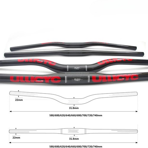 Manubrio bici mtb full fibra - ,