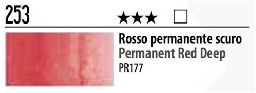 Rosso permanenente scuro - v,