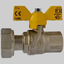 GAS BALL VALVE F/F ALUMINUM