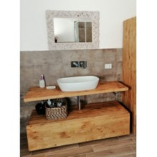 Mobile bagno in legno massello