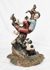 Statuina vintage ragazzo - , su