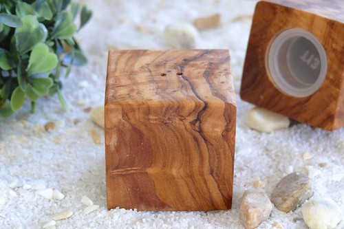 Saliera cubo legno - saliera, a