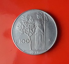 100 LIRE 1977 ERRORE - L DEL