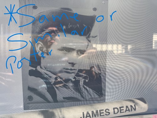 1985 james dean poster - james,