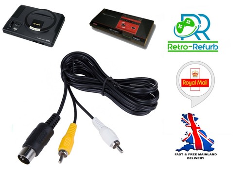 Sega megadrive cavo av - sega, tv