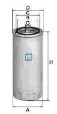 Filtro carburante UFI