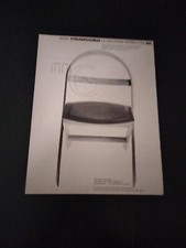 1981 SEDIA STRADIVARIUS DESIGN GIOVANNI OFFREDI PER MC VINTAGE AD PUBBLICITA