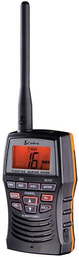 Vhf marino cobra hh150flte - vhf,