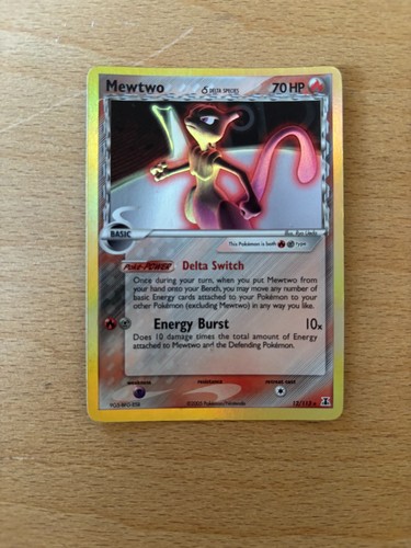Mewtwo 113 ex11 pokémon - 12/113,