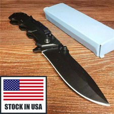 Open Folding Knife Steel