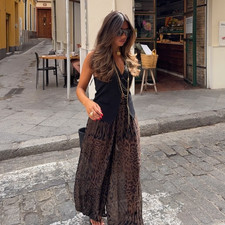 Pantaloni leopardati con