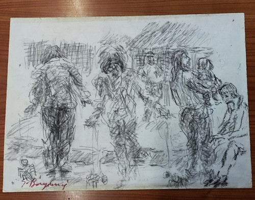 Quadro disegno guido borgianni - disegno,