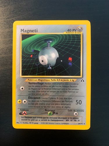 Carte pokémon magneti 26 75 - carte,